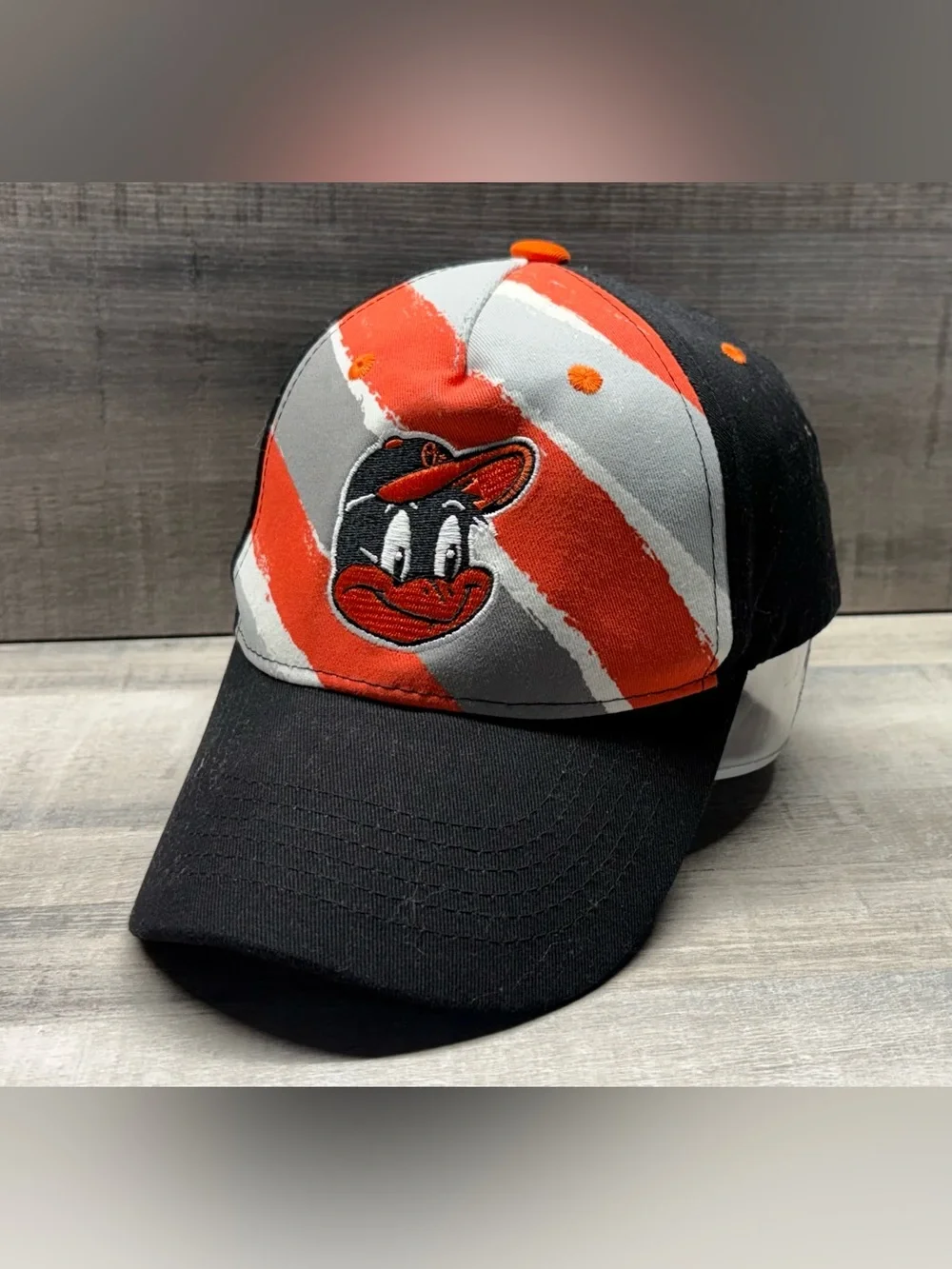 MLB Kids Orange, Black and Gray Baltimore Orioles Kids Hat